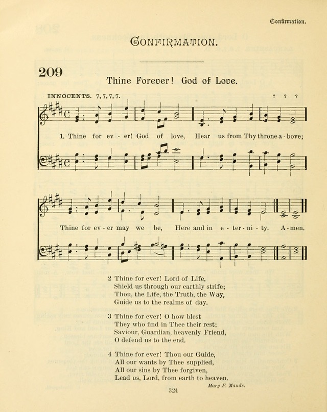 Sunday-School Book: with music: for the use of the Evangelical Lutheran congregations (Rev. and Enl.) page 326