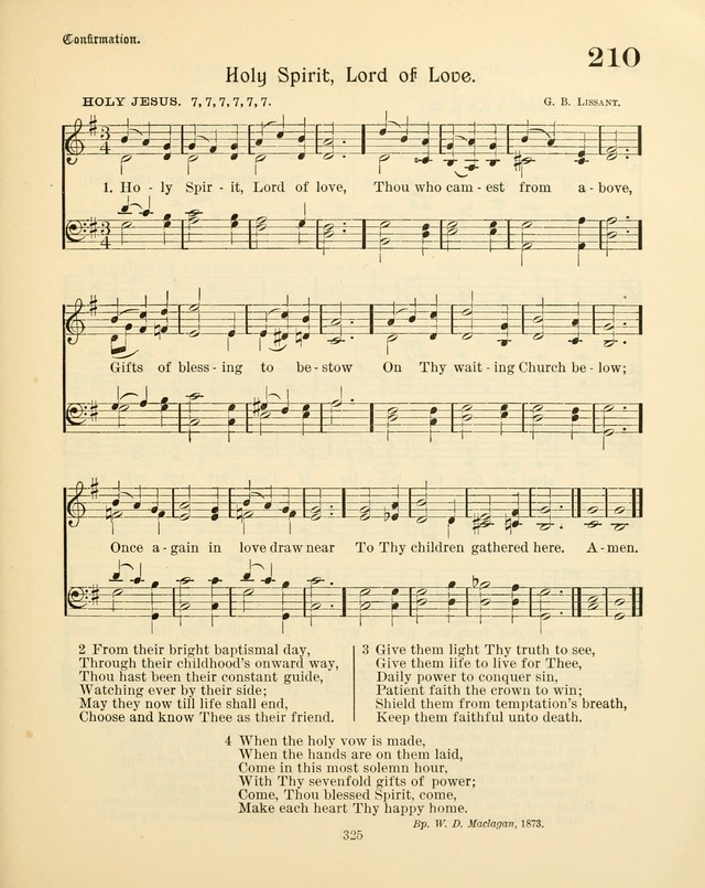 Sunday-School Book: with music: for the use of the Evangelical Lutheran congregations (Rev. and Enl.) page 327