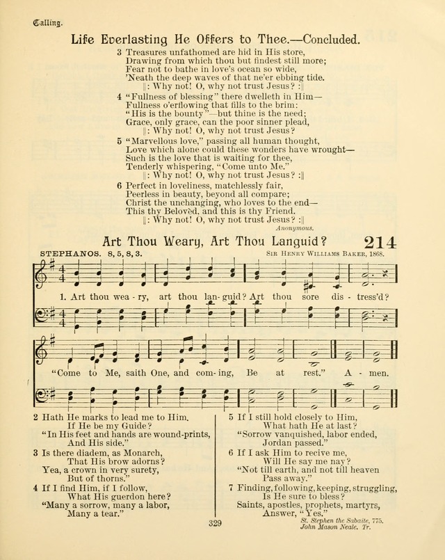 Sunday-School Book: with music: for the use of the Evangelical Lutheran congregations (Rev. and Enl.) page 331