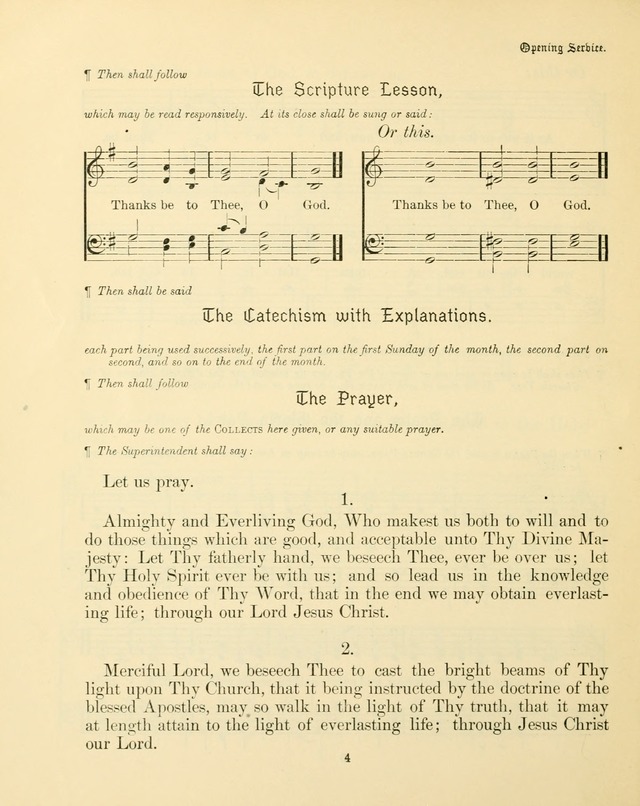 Sunday-School Book: with music: for the use of the Evangelical Lutheran congregations (Rev. and Enl.) page 4