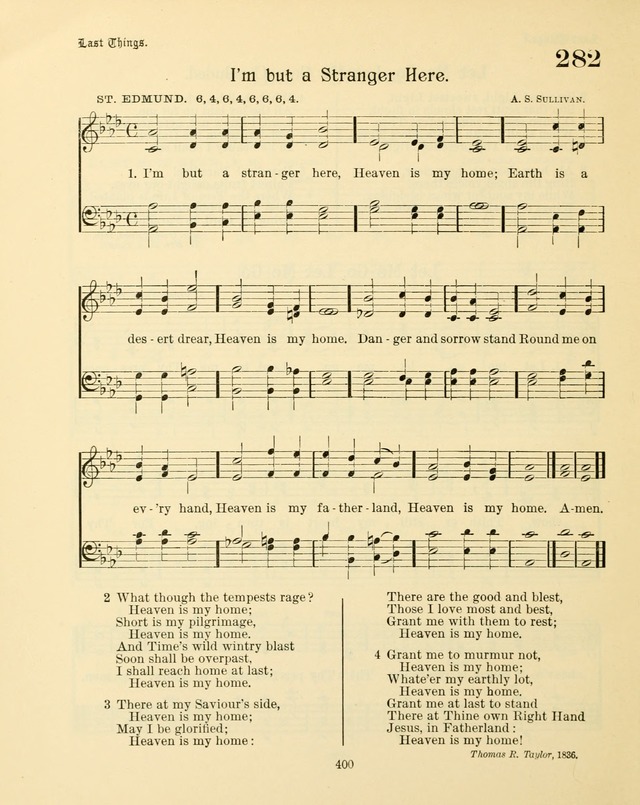 Sunday-School Book: with music: for the use of the Evangelical Lutheran congregations (Rev. and Enl.) page 402
