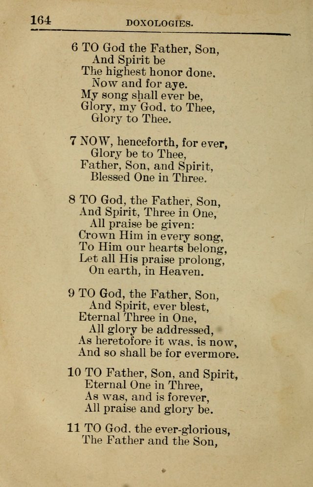 Sunday School Book: containing liturgy and hymns for the Sunday School (Rev. and Enl. Ed.) page 166