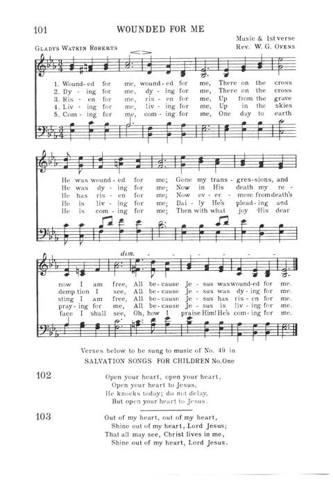 Salvation Songs for Children, No. 2 page 60