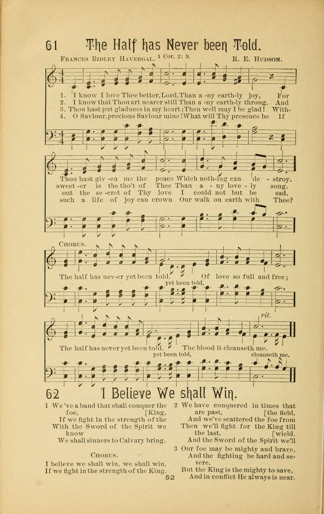 Songs and Solos used by the Christian Crusaders: in their Special Soul-Saving Work: and adapted for the church, grove, school, choir, and home page 51
