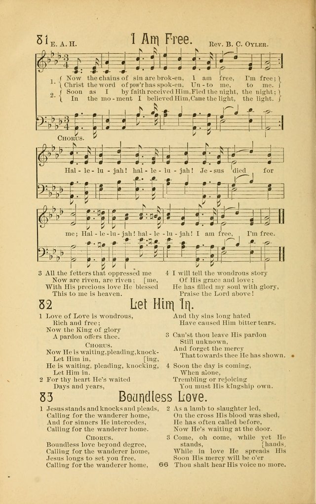 Songs and Solos used by the Christian Crusaders: in their Special Soul-Saving Work: and adapted for the church, grove, school, choir, and home page 65