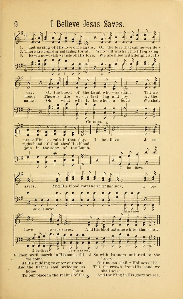 Songs and Solos used by the Christian Crusaders: in their Special Soul-Saving Work: and adapted for the church, grove, school, choir, and home page 8