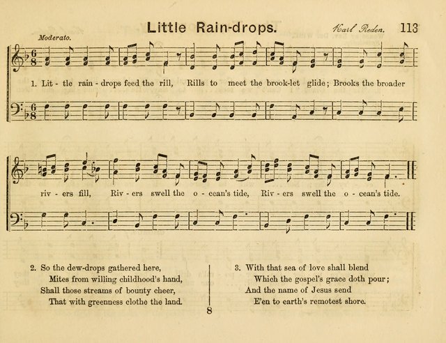 The Sweet Singer: a collection of hymns and tunes for Sunday-schools. Together with a variety suitable for day-schools, revival occasions, and the family circle page 113