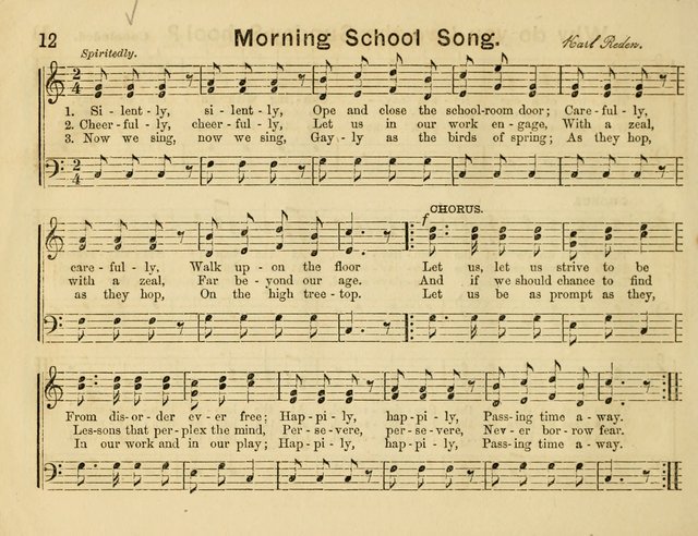 The Sweet Singer: a collection of hymns and tunes for Sunday-schools. Together with a variety suitable for day-schools, revival occasions, and the family circle page 12
