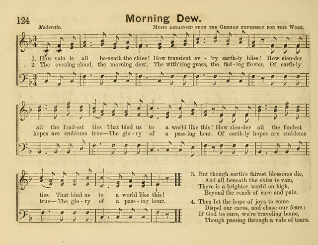 The Sweet Singer: a collection of hymns and tunes for Sunday-schools. Together with a variety suitable for day-schools, revival occasions, and the family circle page 124