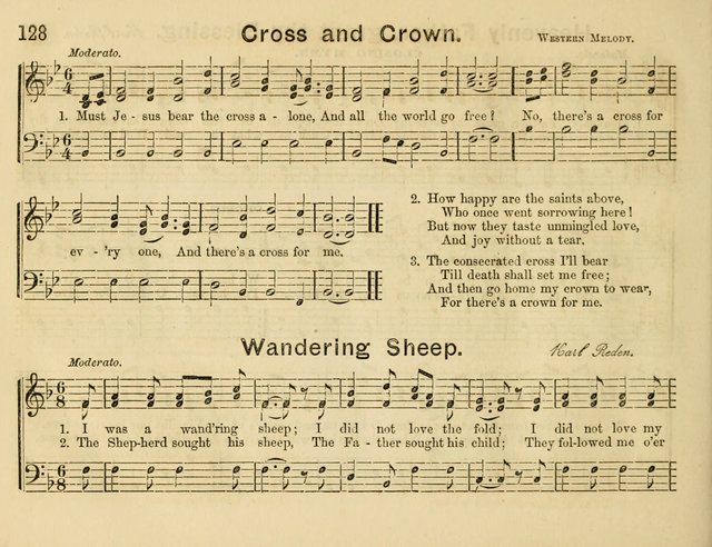 The Sweet Singer: a collection of hymns and tunes for Sunday-schools. Together with a variety suitable for day-schools, revival occasions, and the family circle page 128