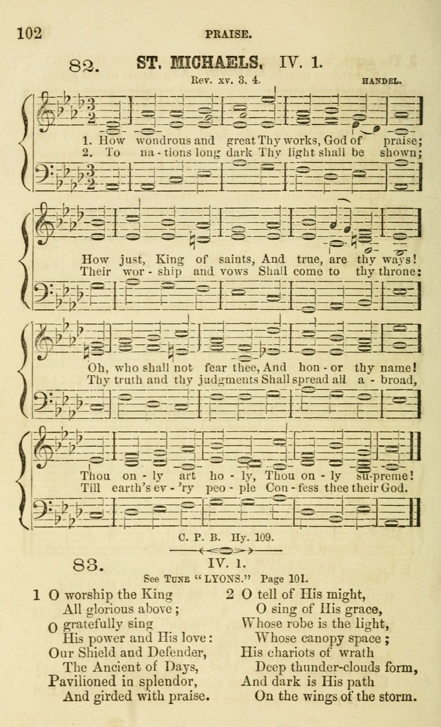 The Sunday School Chant and Tune Book: a collection of canticles, hymns and carols for the Sunday schools of the Episcopal Church page 102