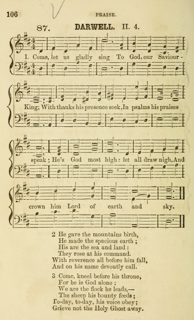 The Sunday School Chant and Tune Book: a collection of canticles, hymns and carols for the Sunday schools of the Episcopal Church page 106