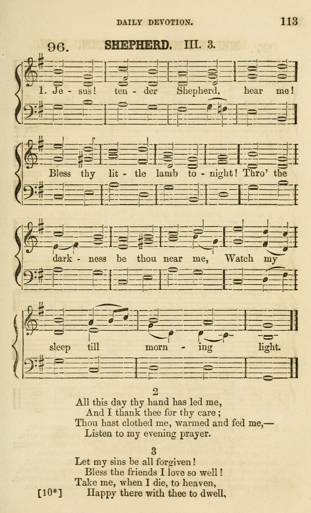 The Sunday School Chant and Tune Book: a collection of canticles, hymns and carols for the Sunday schools of the Episcopal Church page 113