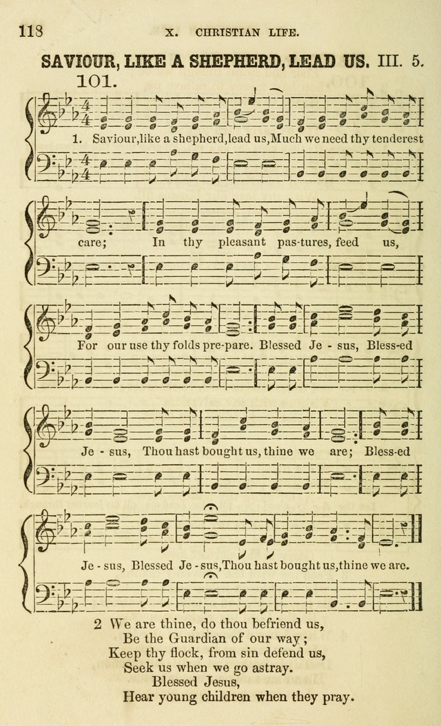 The Sunday School Chant and Tune Book: a collection of canticles, hymns and carols for the Sunday schools of the Episcopal Church page 118