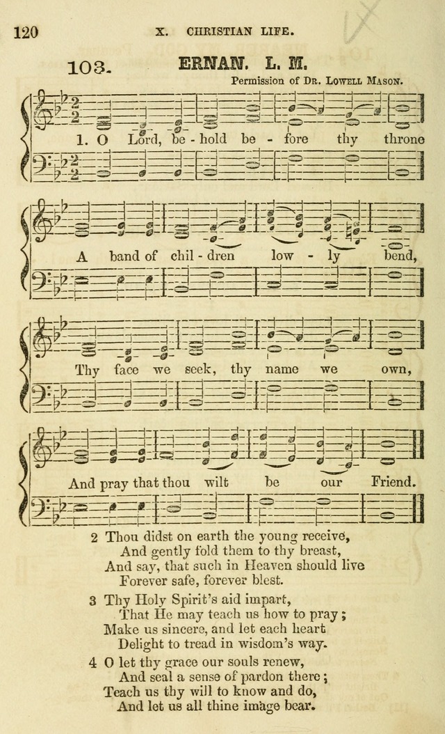 The Sunday School Chant and Tune Book: a collection of canticles, hymns and carols for the Sunday schools of the Episcopal Church page 120