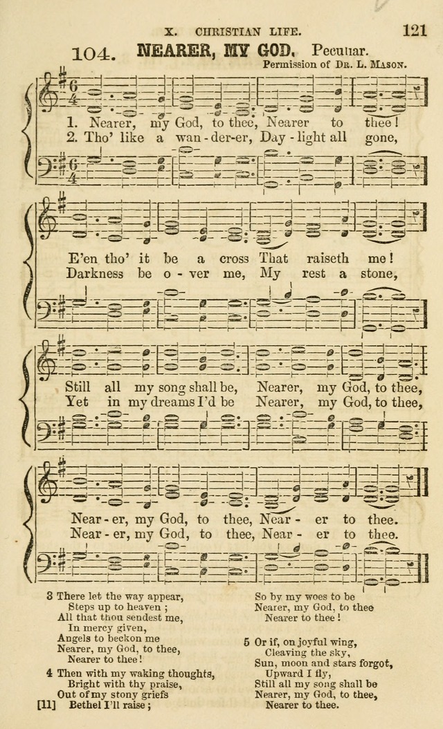 The Sunday School Chant and Tune Book: a collection of canticles, hymns and carols for the Sunday schools of the Episcopal Church page 121