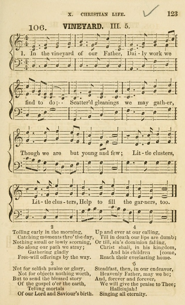 The Sunday School Chant and Tune Book: a collection of canticles, hymns and carols for the Sunday schools of the Episcopal Church page 125
