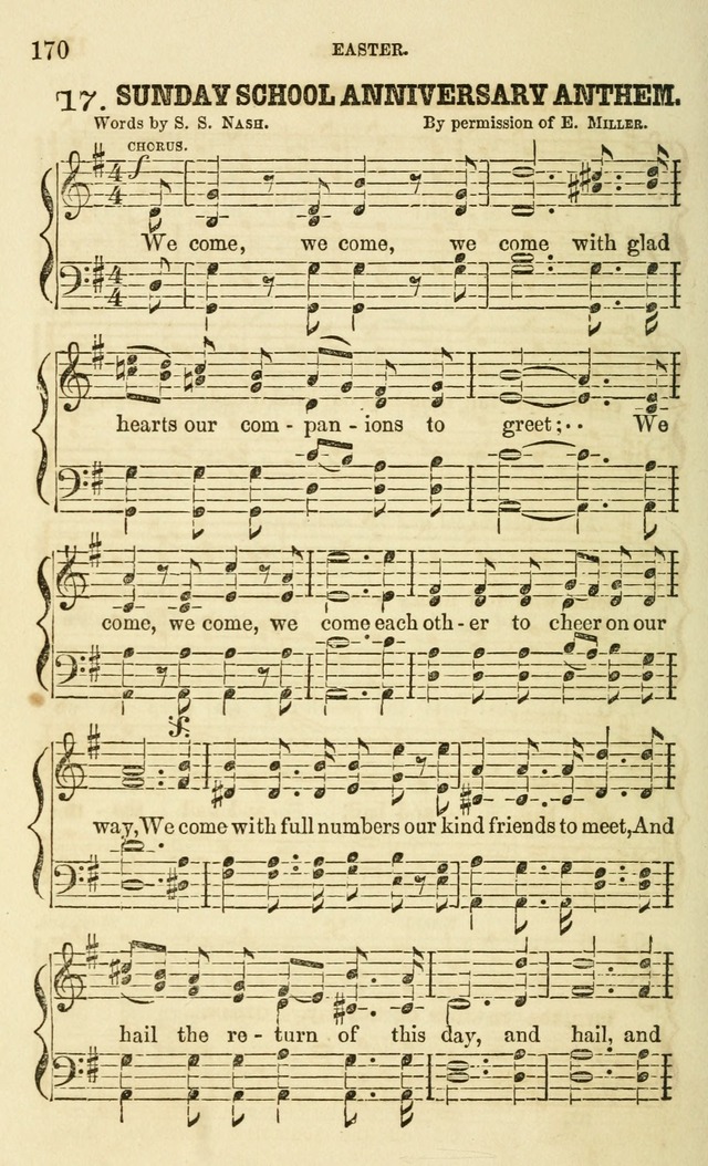 The Sunday School Chant and Tune Book: a collection of canticles, hymns and carols for the Sunday schools of the Episcopal Church page 172