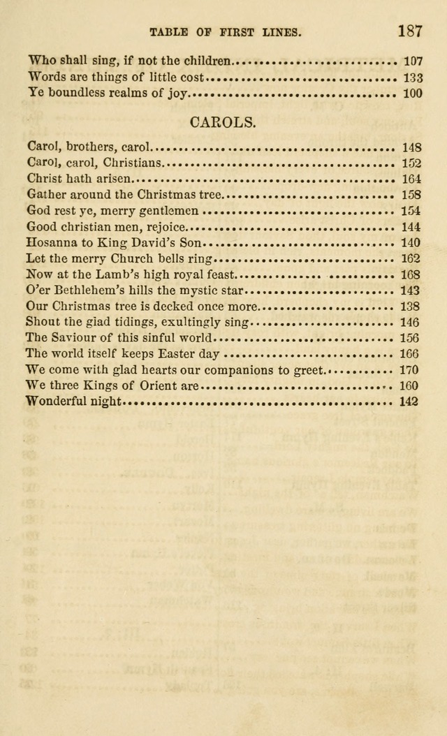 The Sunday School Chant and Tune Book: a collection of canticles, hymns and carols for the Sunday schools of the Episcopal Church page 189