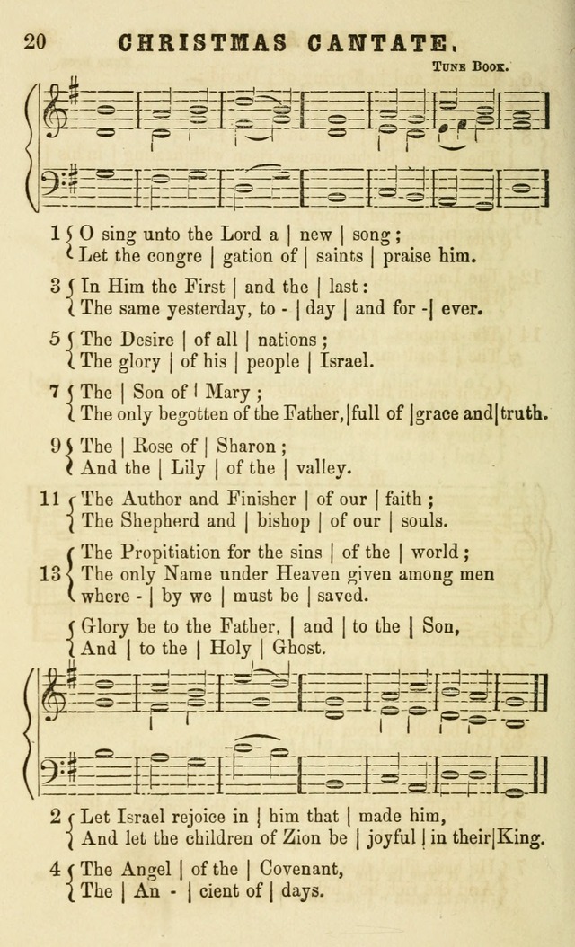 The Sunday School Chant and Tune Book: a collection of canticles, hymns and carols for the Sunday schools of the Episcopal Church page 20