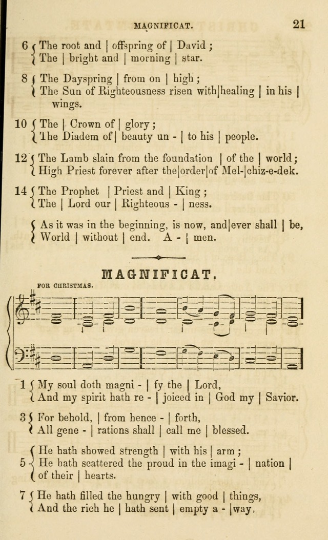 The Sunday School Chant and Tune Book: a collection of canticles, hymns and carols for the Sunday schools of the Episcopal Church page 21