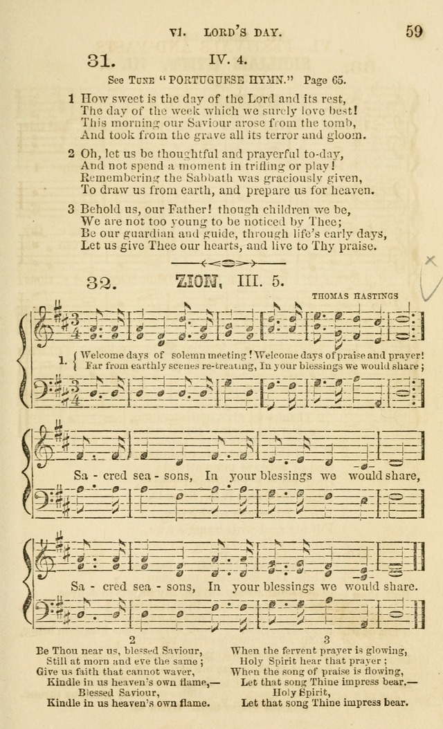 The Sunday School Chant and Tune Book: a collection of canticles, hymns and carols for the Sunday schools of the Episcopal Church page 59