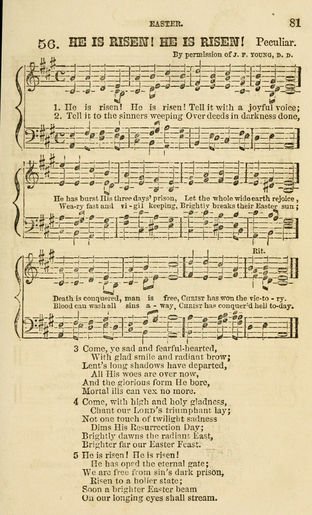 The Sunday School Chant and Tune Book: a collection of canticles, hymns and carols for the Sunday schools of the Episcopal Church page 81
