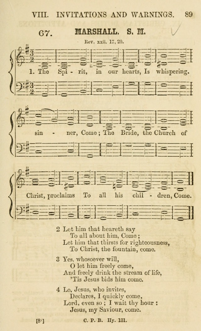 The Sunday School Chant and Tune Book: a collection of canticles, hymns and carols for the Sunday schools of the Episcopal Church page 89