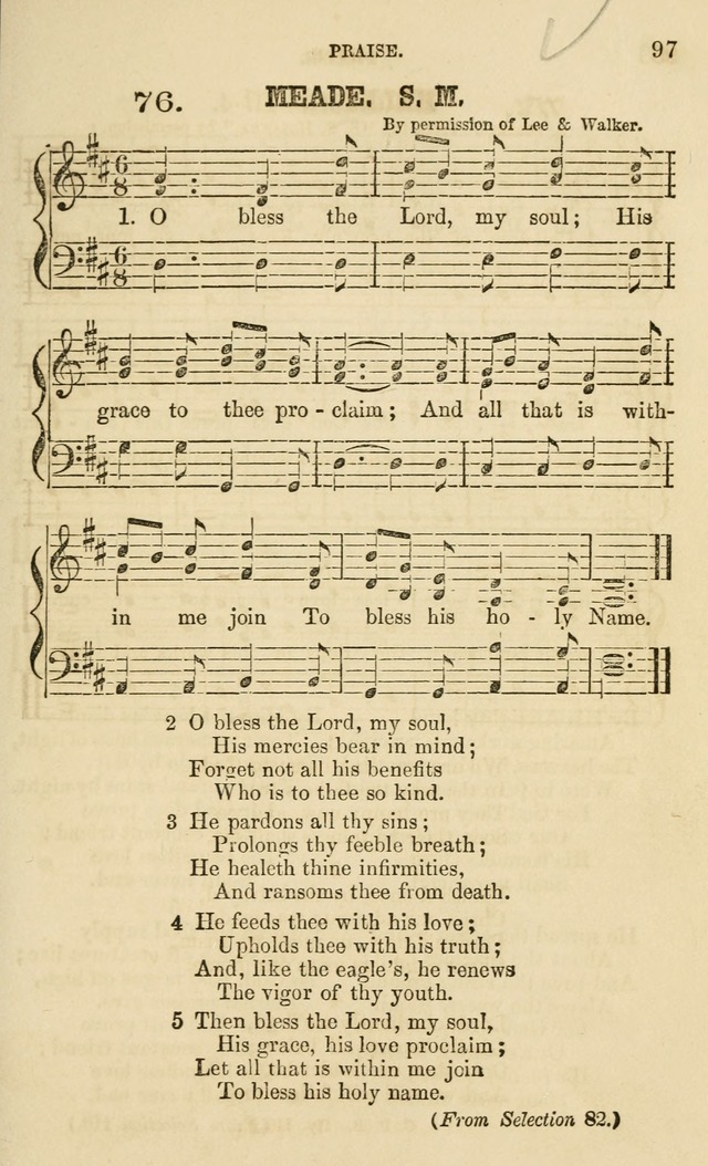 The Sunday School Chant and Tune Book: a collection of canticles, hymns and carols for the Sunday schools of the Episcopal Church page 97