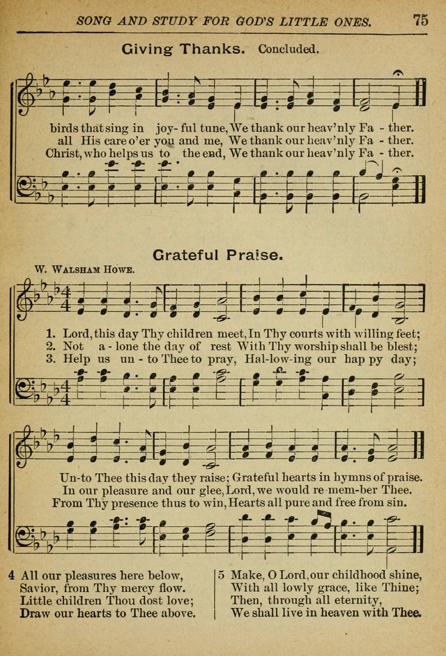 Song and Study for God