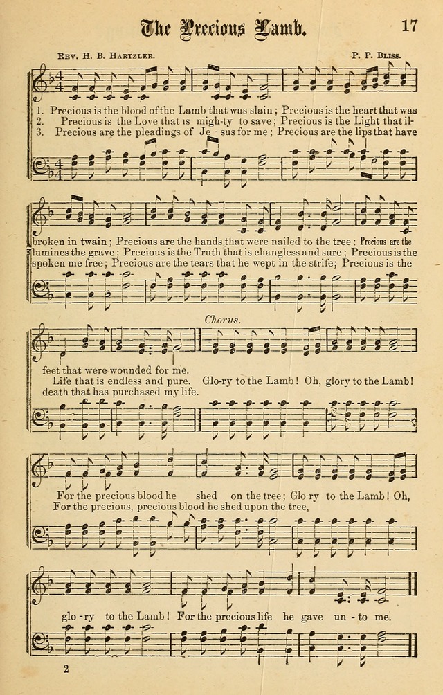 Spiritual Songs for Gospel Meetings and the Sunday School page 15