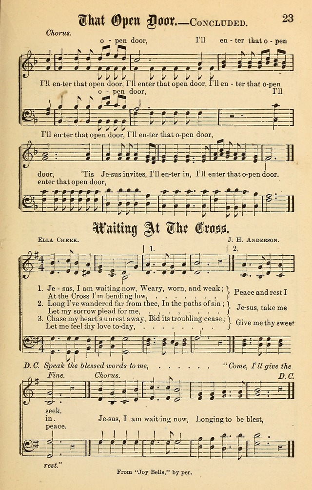 Spiritual Songs for Gospel Meetings and the Sunday School page 21