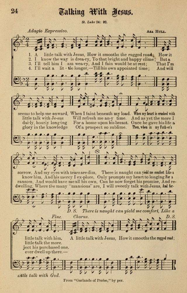 Spiritual Songs for Gospel Meetings and the Sunday School page 22