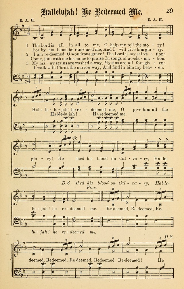 Spiritual Songs for Gospel Meetings and the Sunday School page 27