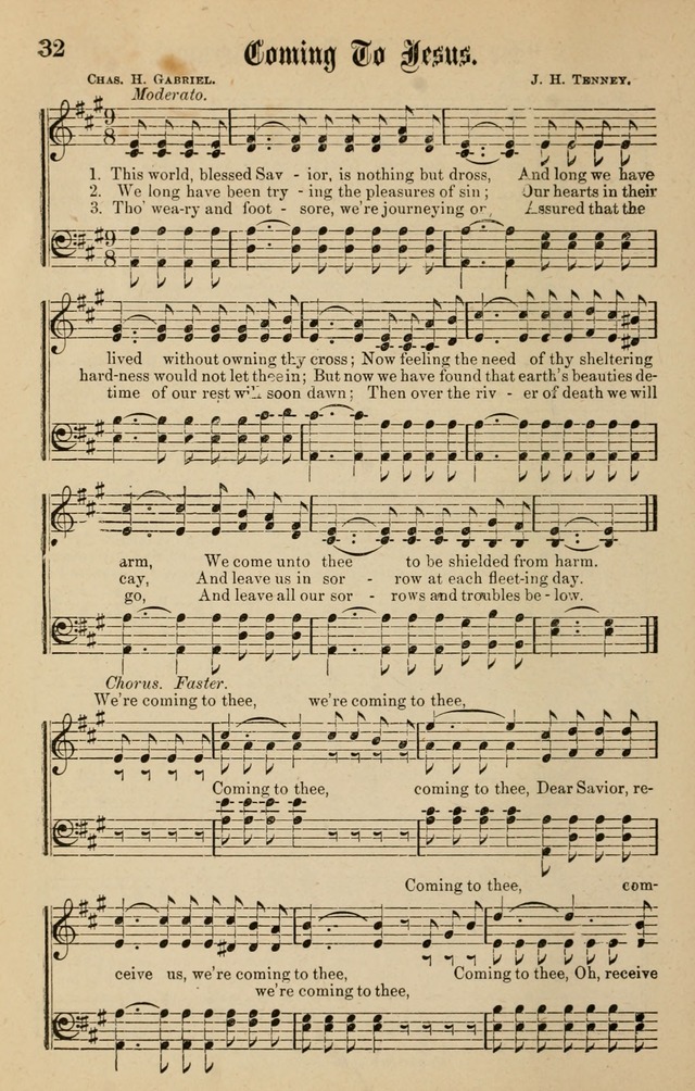 Spiritual Songs for Gospel Meetings and the Sunday School page 30