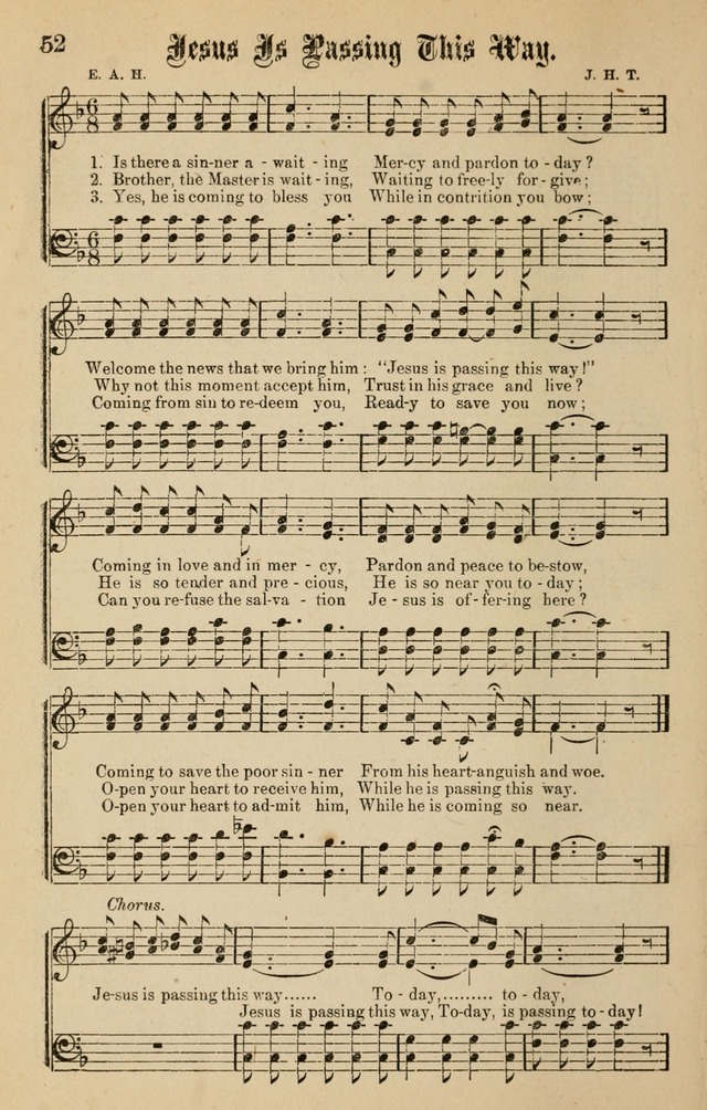 Spiritual Songs for Gospel Meetings and the Sunday School page 50