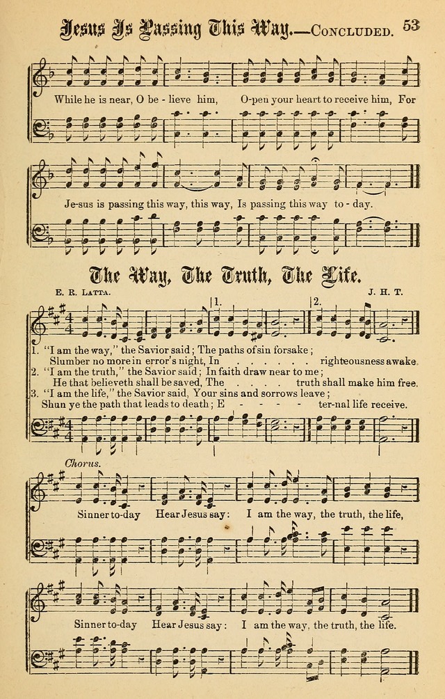 Spiritual Songs for Gospel Meetings and the Sunday School page 51