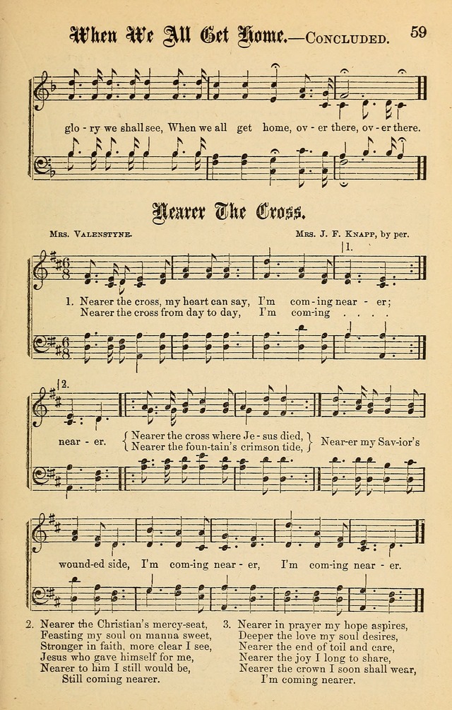 Spiritual Songs for Gospel Meetings and the Sunday School page 57