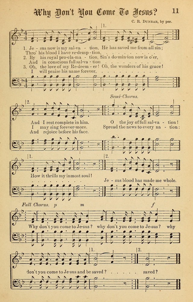 Spiritual Songs for Gospel Meetings and the Sunday School page 9