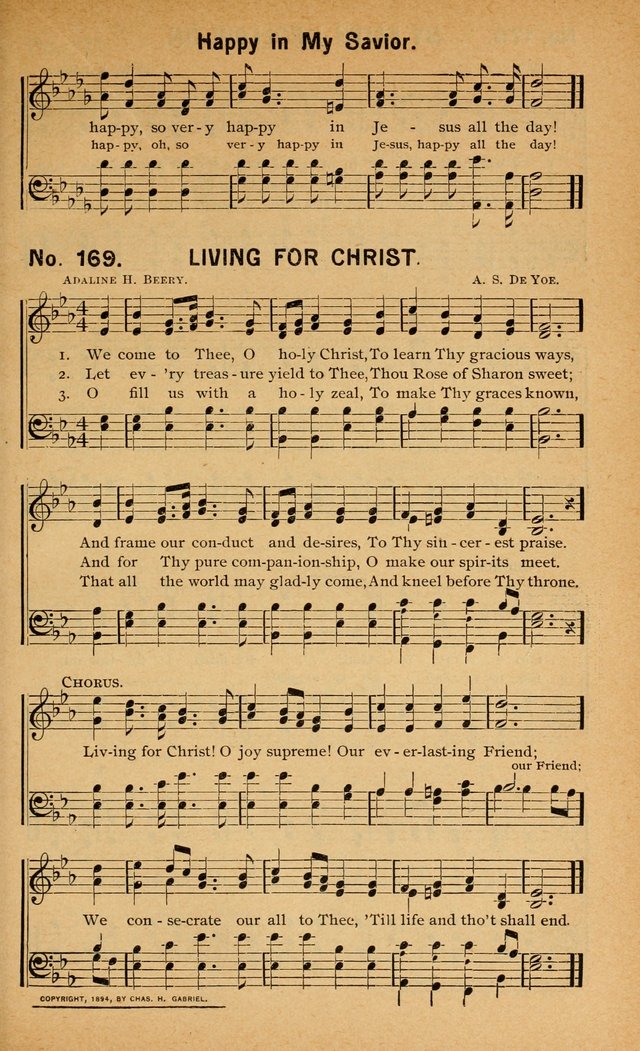 Salvation Songs: for gospel meetings, Endeavor Societies, Epworth Leagues, Baptist Unions, Sunday schools and prayer meetings page 172