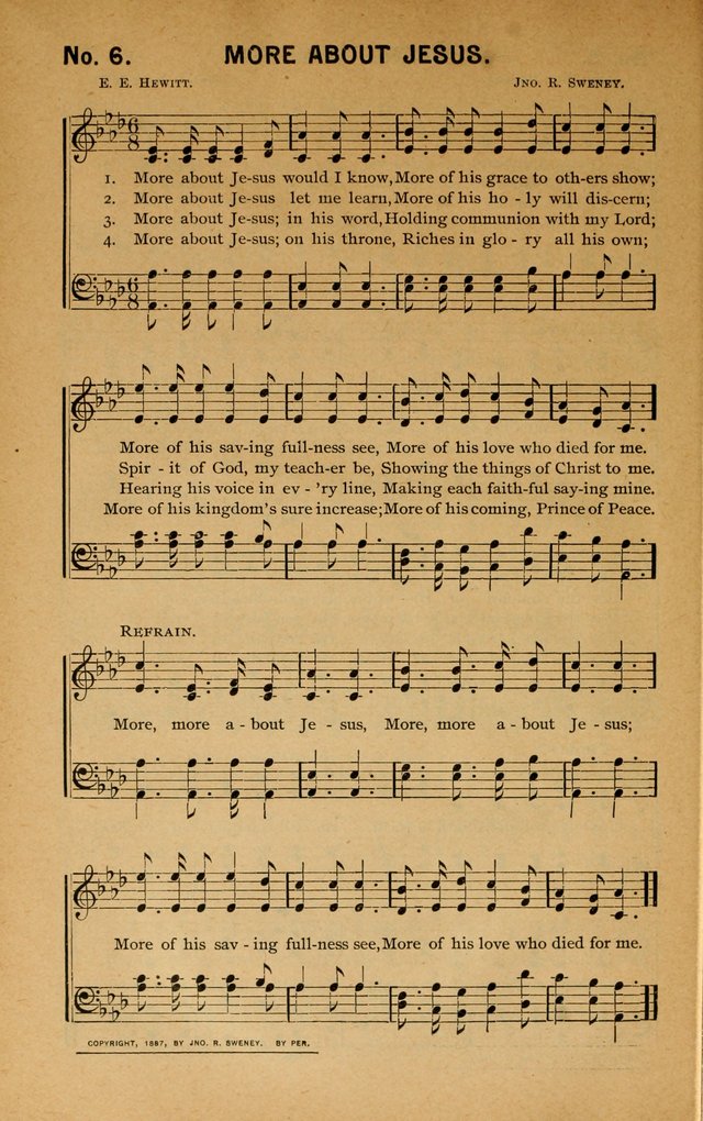 Salvation Songs: for gospel meetings, Endeavor Societies, Epworth Leagues, Baptist Unions, Sunday schools and prayer meetings page 7