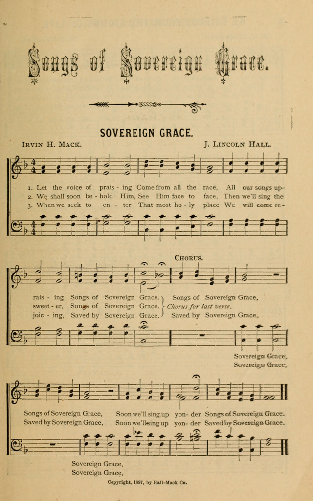 Songs of Sovereign Grace page 1