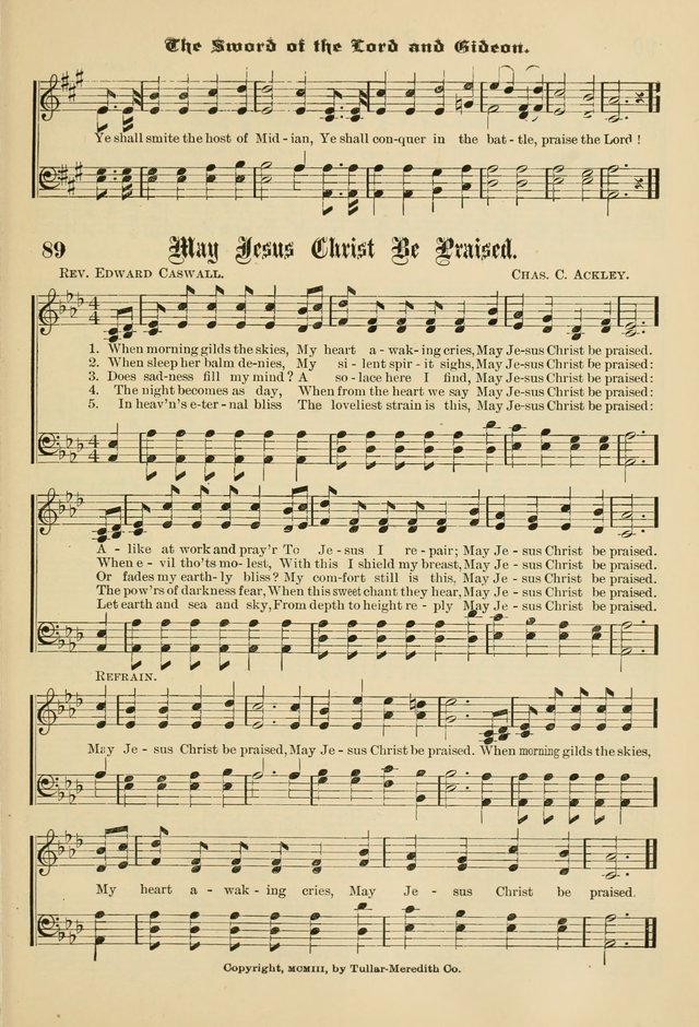 Sunday School Hymns No. 1 page 96