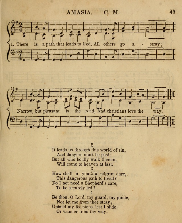 The Sabbath School Harp: being a selection of tunes and hynns, adapted to the wants of Sabbath schools, families, and social meetings (2nd ed.) page 49