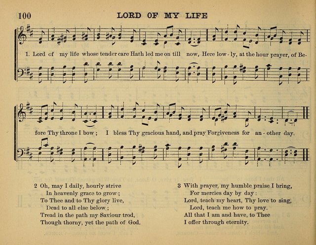 The Sunday School Hymnal: a collection of hymns and music for use in Sunday school services and social meetings page 100