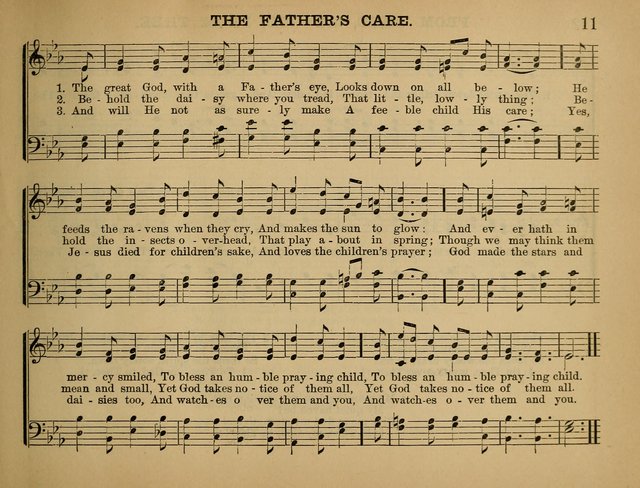 The Sunday School Hymnal: a collection of hymns and music for use in Sunday school services and social meetings page 11