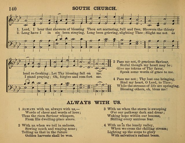 The Sunday School Hymnal: a collection of hymns and music for use in Sunday school services and social meetings page 140