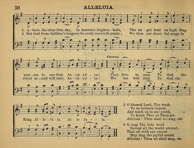 The Sunday School Hymnal: a collection of hymns and music for use in Sunday school services and social meetings page 30