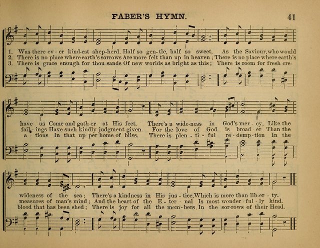The Sunday School Hymnal: a collection of hymns and music for use in Sunday school services and social meetings page 41