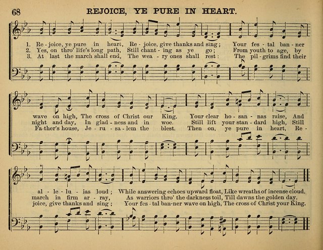 The Sunday School Hymnal: a collection of hymns and music for use in Sunday school services and social meetings page 68